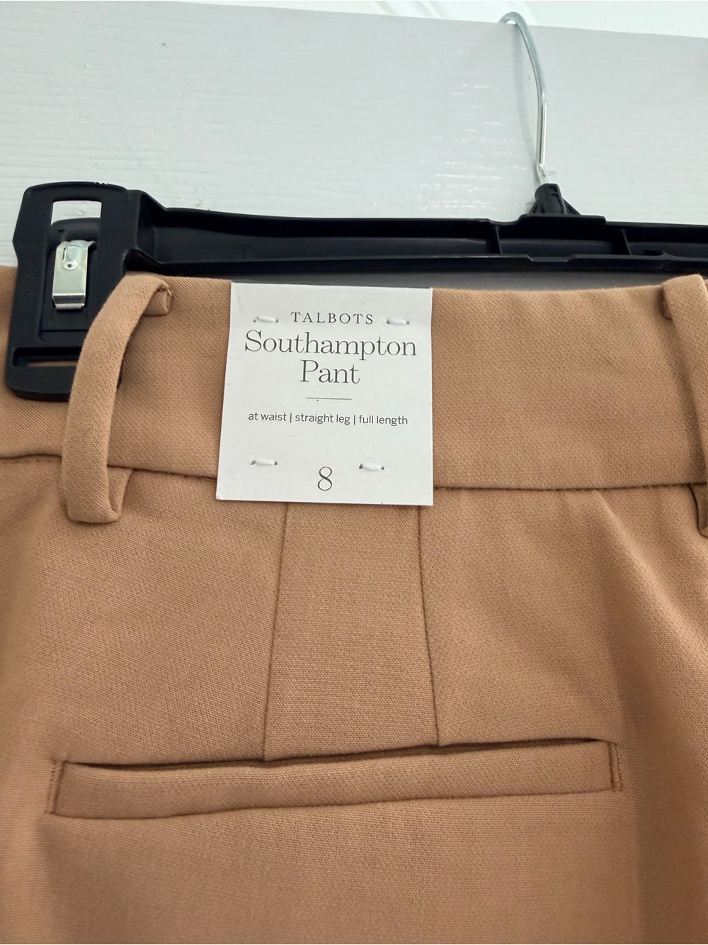 Talbots Southampton Pant in Camel - women’s Straight Leg